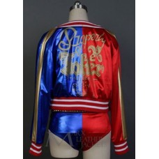 Suicide Squad Harley Quinn Royal Blue Jacket Costume