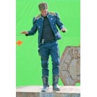 Chris Pine Star Trek Beyond Blue Leather Jacket