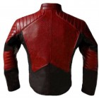 Superman Smallville Man of Steel Black and Red Leather Jacket
