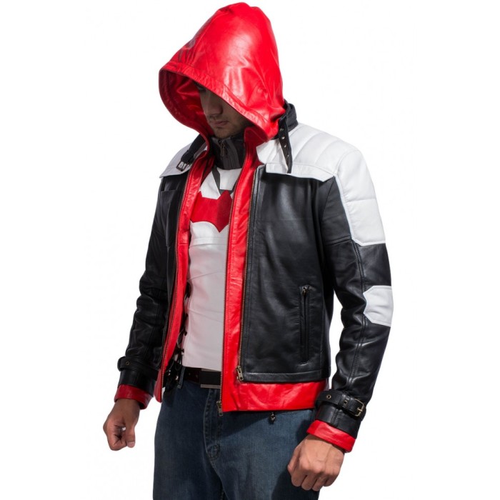 batman arkham knight red hood jacket