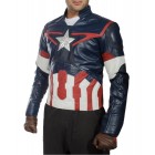 Avengers Age Of Ultron Captain America Leather Jacket