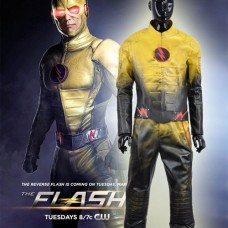 Eobard Thawne The Reverse Flash Yellow Leather Costume