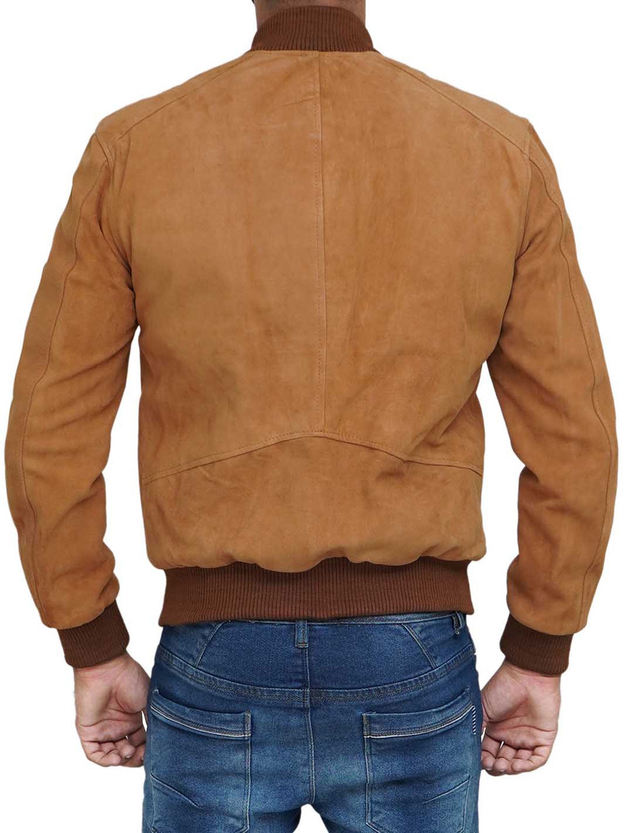 Adamsville Light Brown Bomber Jacket