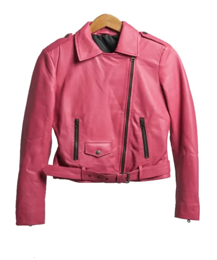 Barbie Pink Leather Jacket