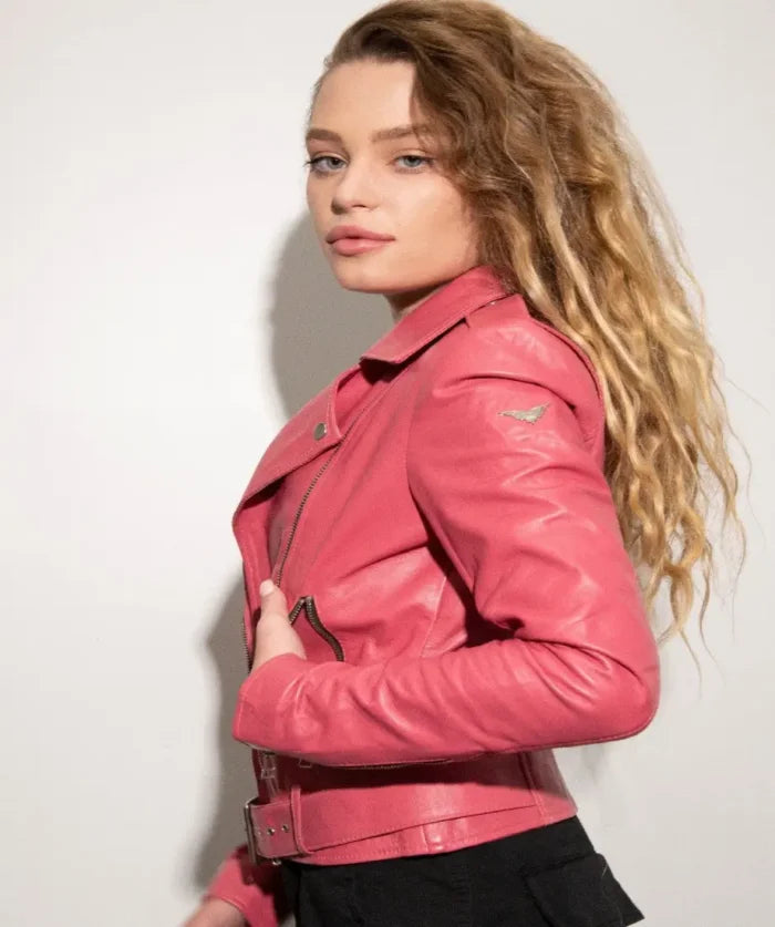 Barbie Pink Leather Jacket