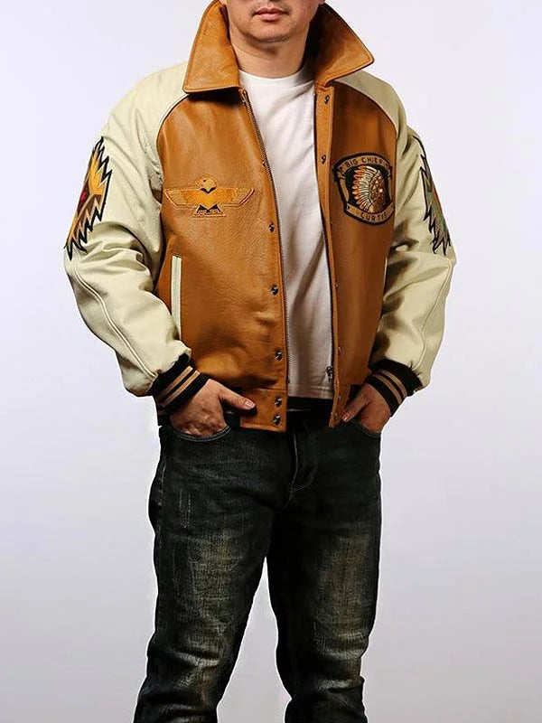 Big Chief Curtis Letterman Varsity Jacket
