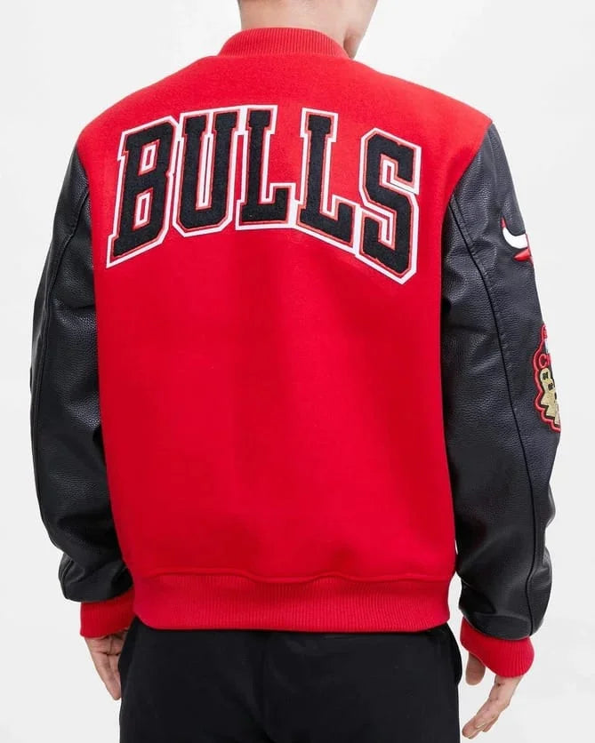 The Chicago Bulls Varsity Logo Jacket