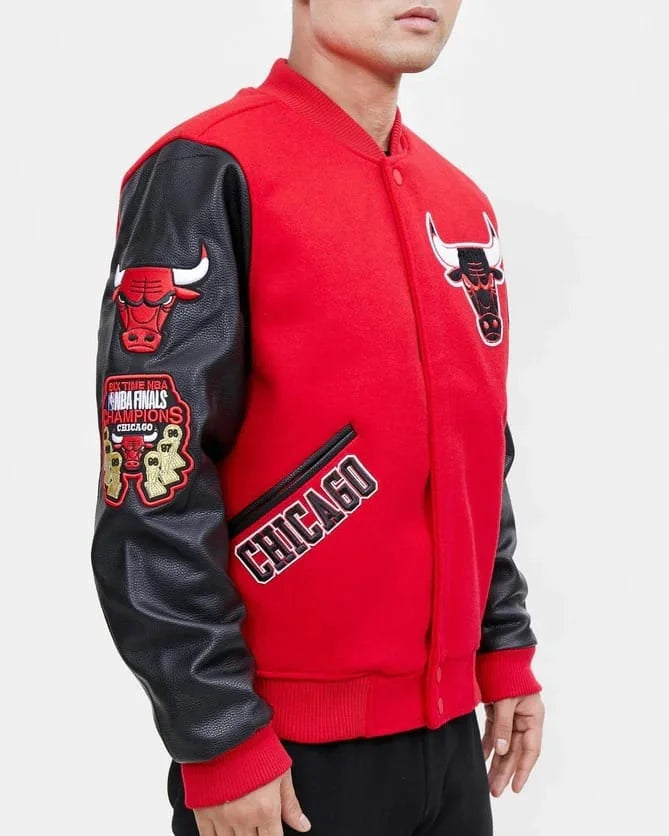 The Chicago Bulls Varsity Logo Jacket