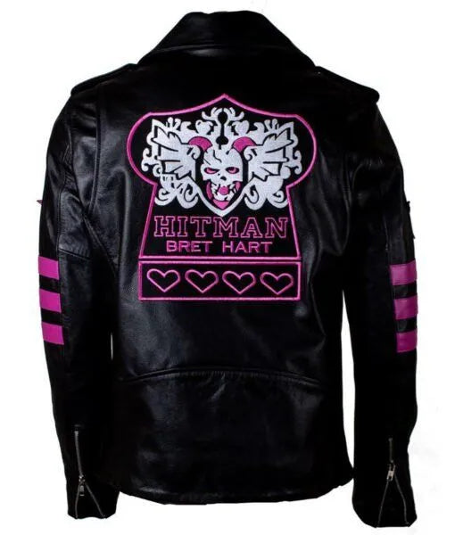 Bret Hart Foundation Leather Jacket