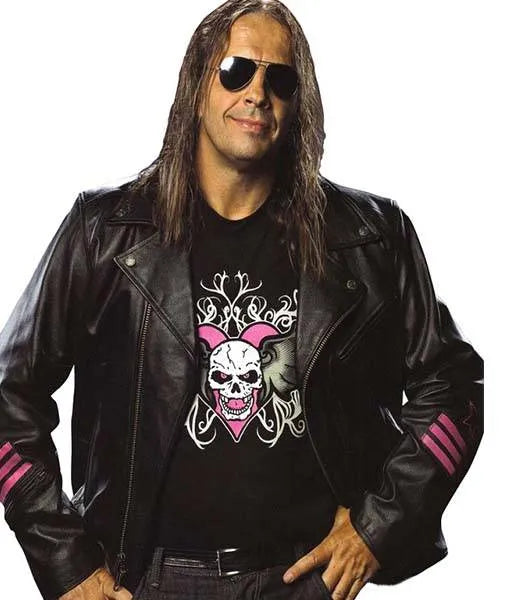 Bret Hart Foundation Leather Jacket