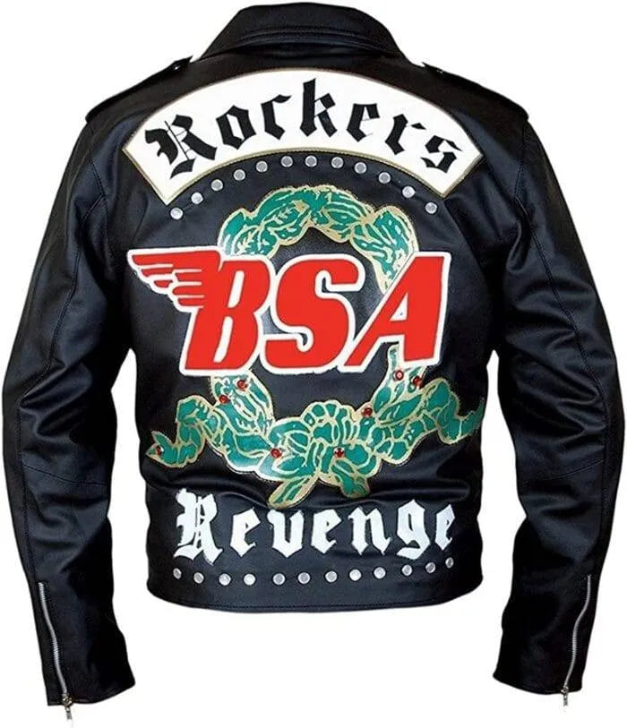 BSA Faith George Michael Rockers Revenge Leather Jacket