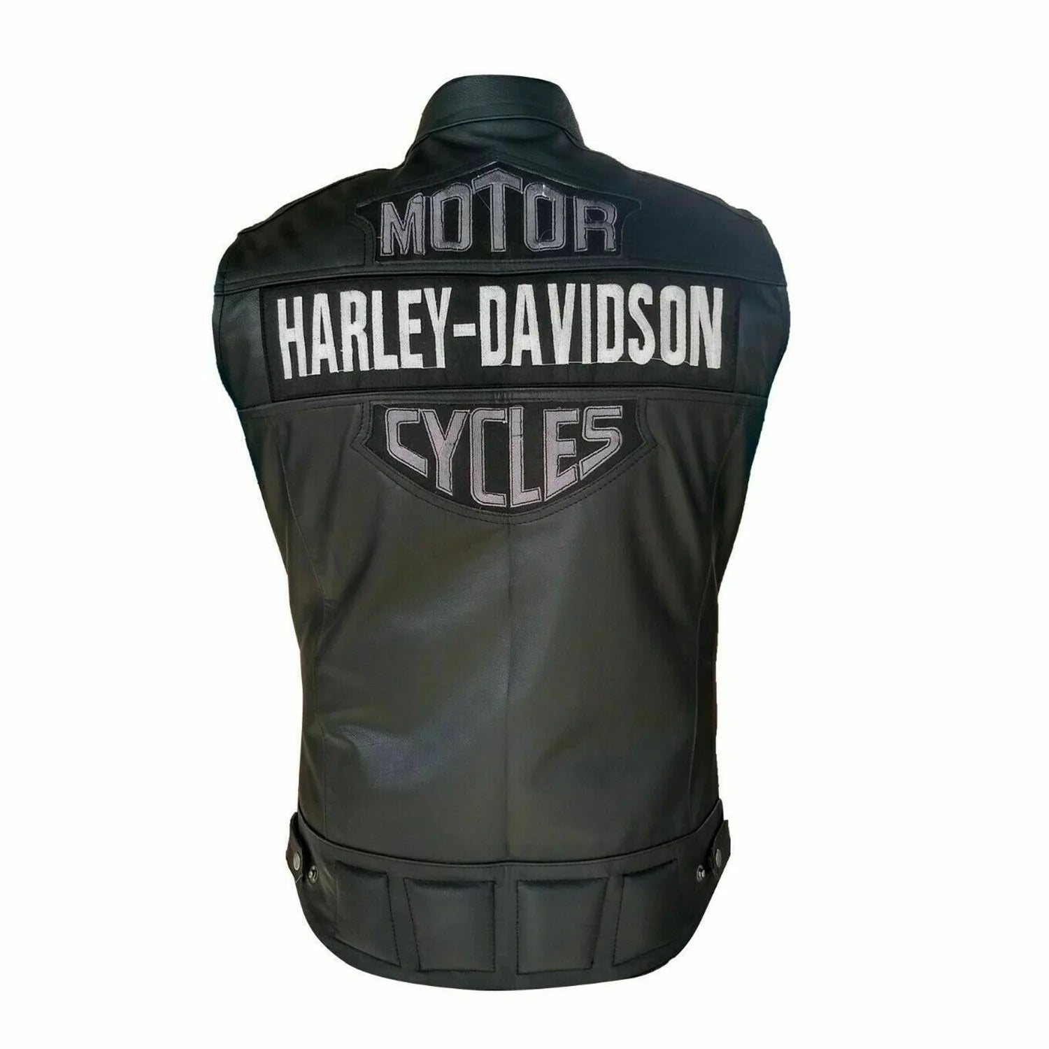 Men Harley Davidson Leather Vest