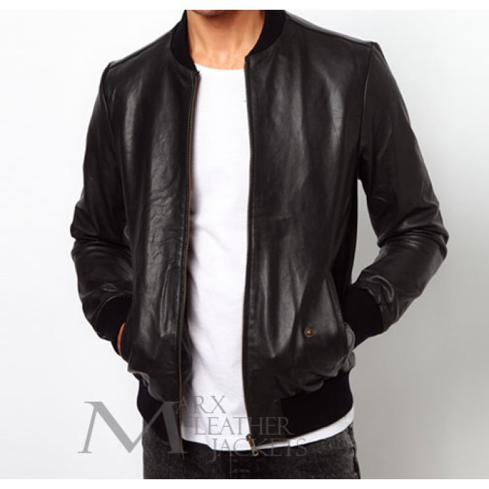 Marx Selected Baseball Leather Jacket - Marx Leather Jackets